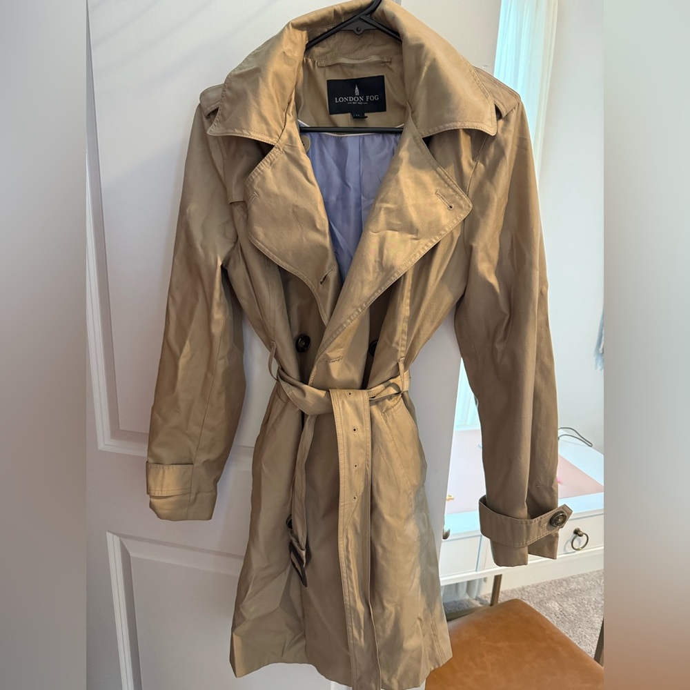 London Fog Women's Tan Trench Coat